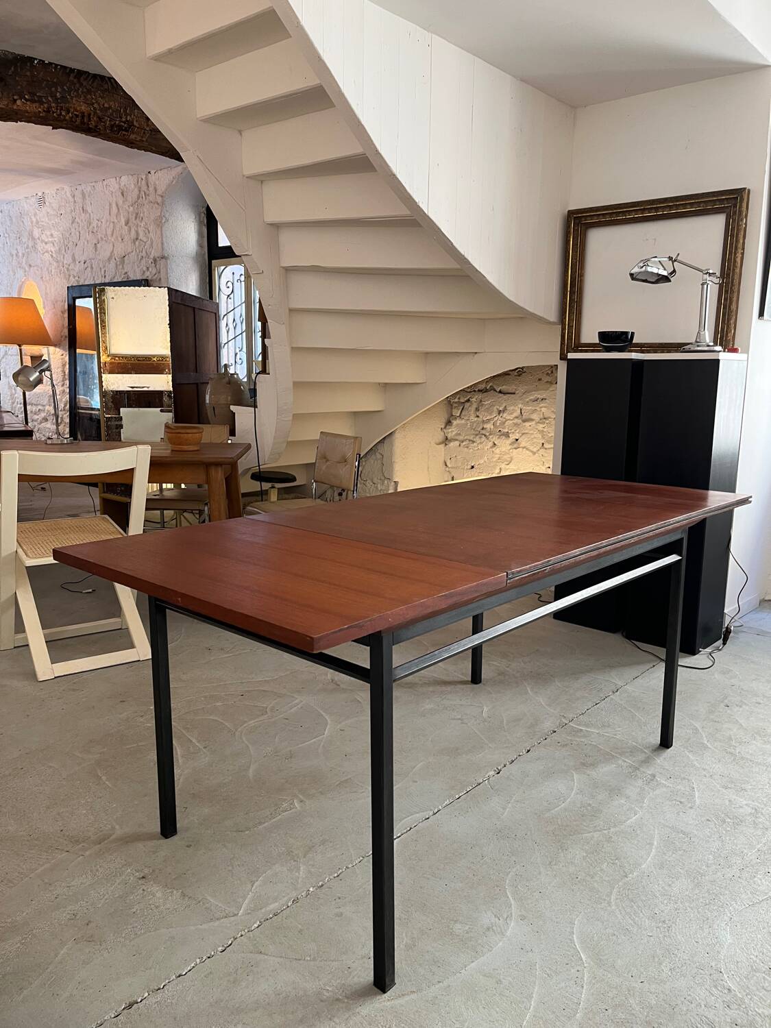 Mahogany table from the 1950s
