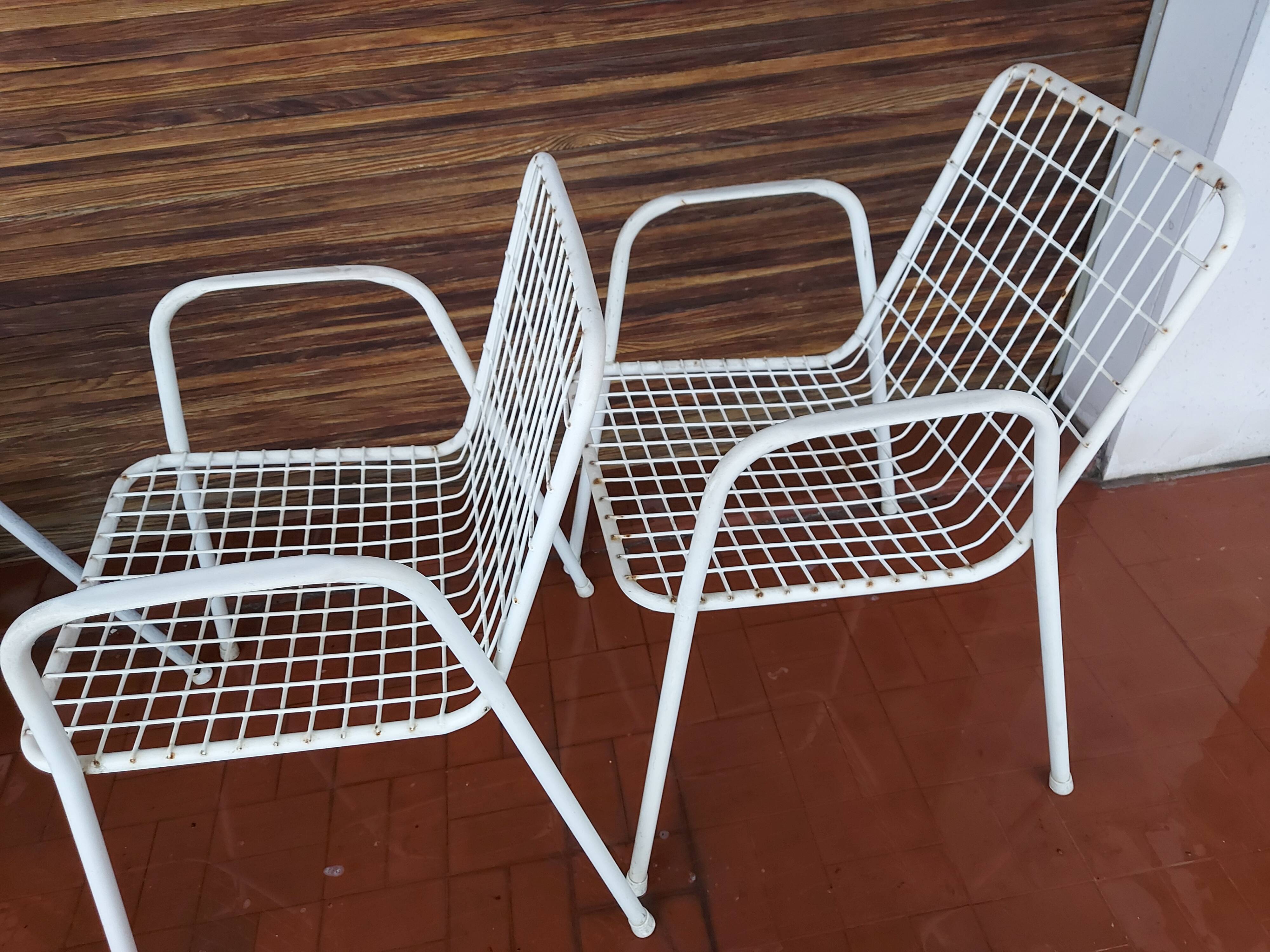 Set of 3 chairs and garden table Emu , Model Rio
