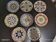 8 handmade ceramic dessert plates J.Arzo