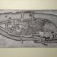 Historical map of the Ile de la Cité in Paris in 1754