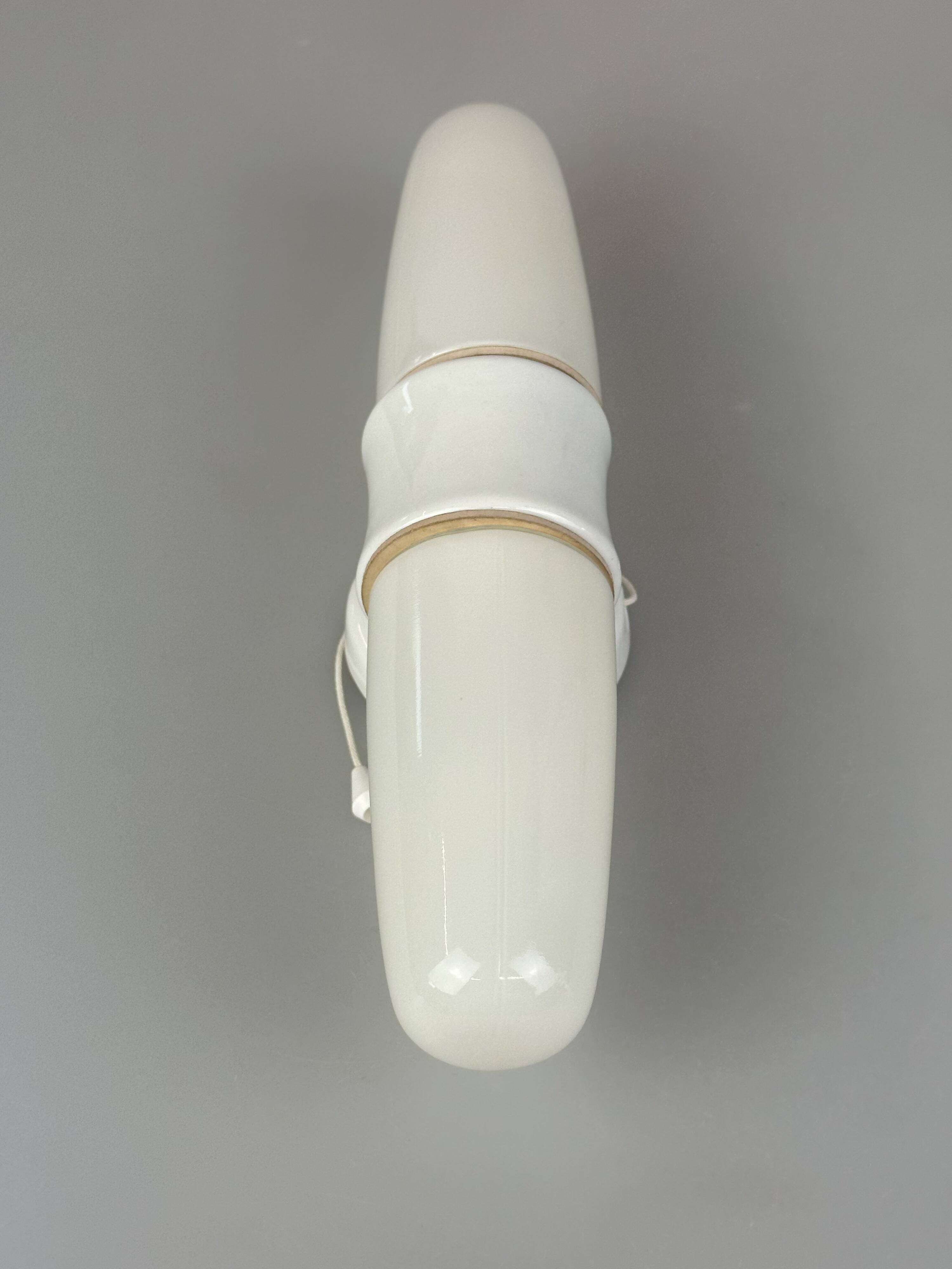 1950s and 1960s Ceramic Wall Lamp and Ceiling Light by Wilhelm Wagenfeld