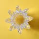 Vintage Royal Crystal Rock Laurus Votive Candle Holder / Italy / 1990s