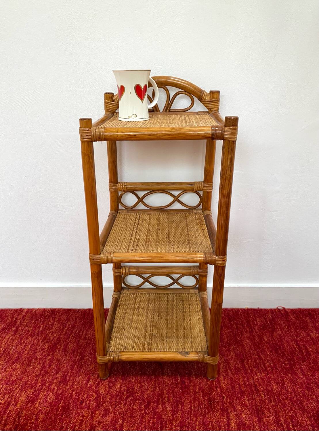 Bedside / Occasional furniture / Rattan and bamboo shelf