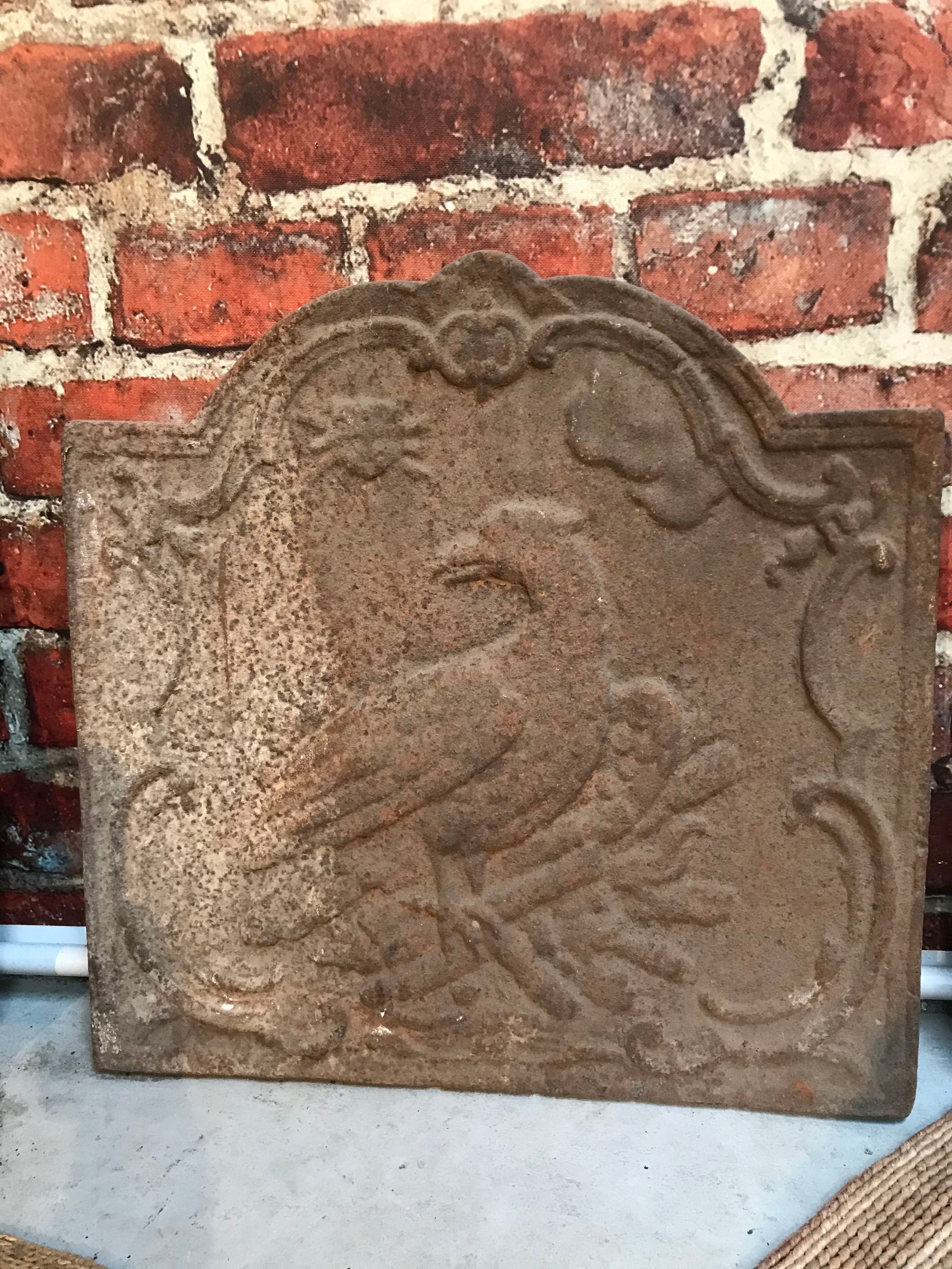 Plaque de cheminée