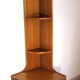 Furniture - corner shelf in teak 70s