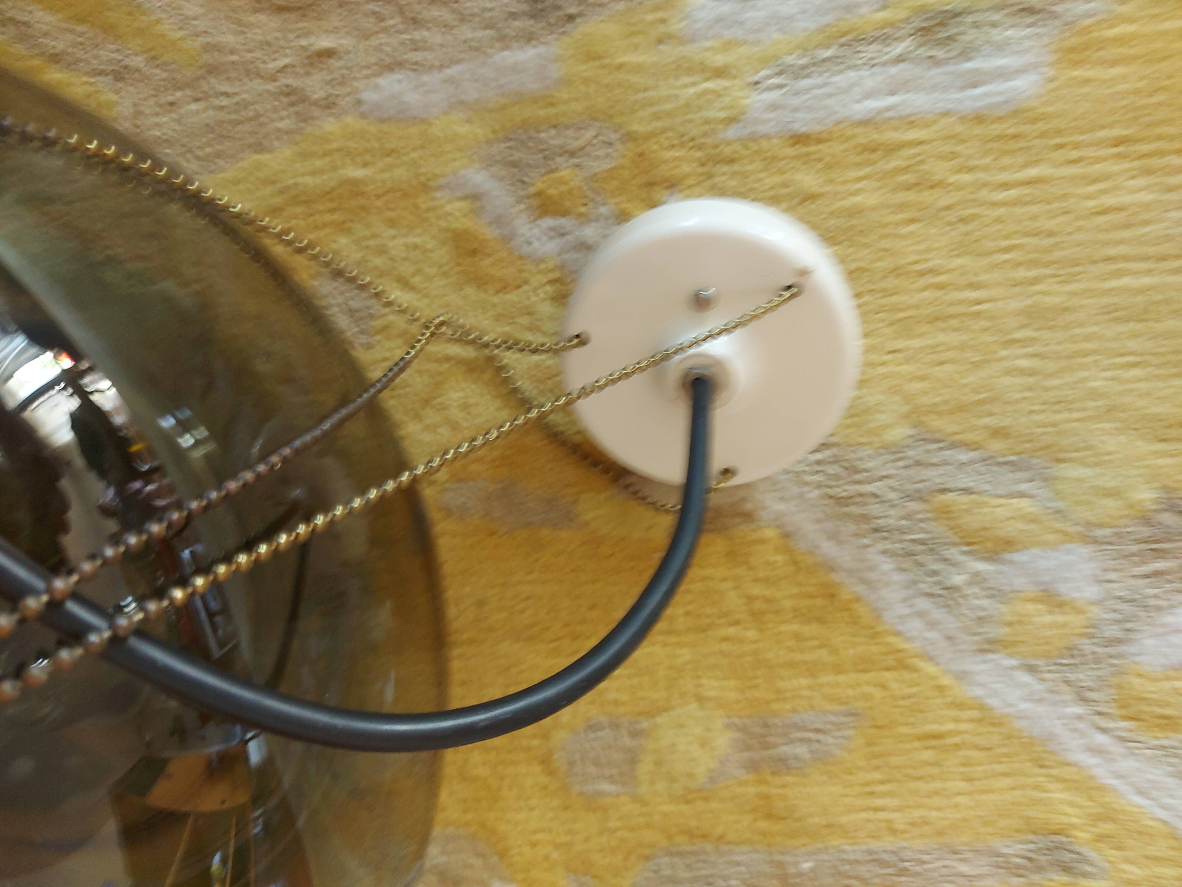 1970s trianon raak glass pendant pendant