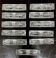 11 crystal knife holders