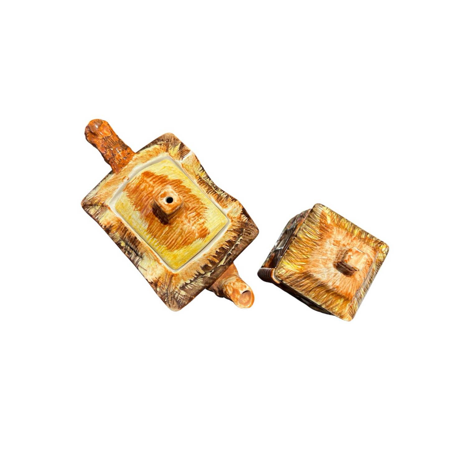 vintage Price Kensington "Cottage Ware" teapot and sugar bowl set.