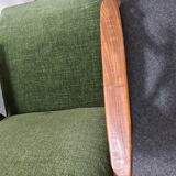 Vintage Dutch design teak armchair