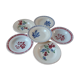 Set of 6 mismatched hollow plates Digoin and Badonviller