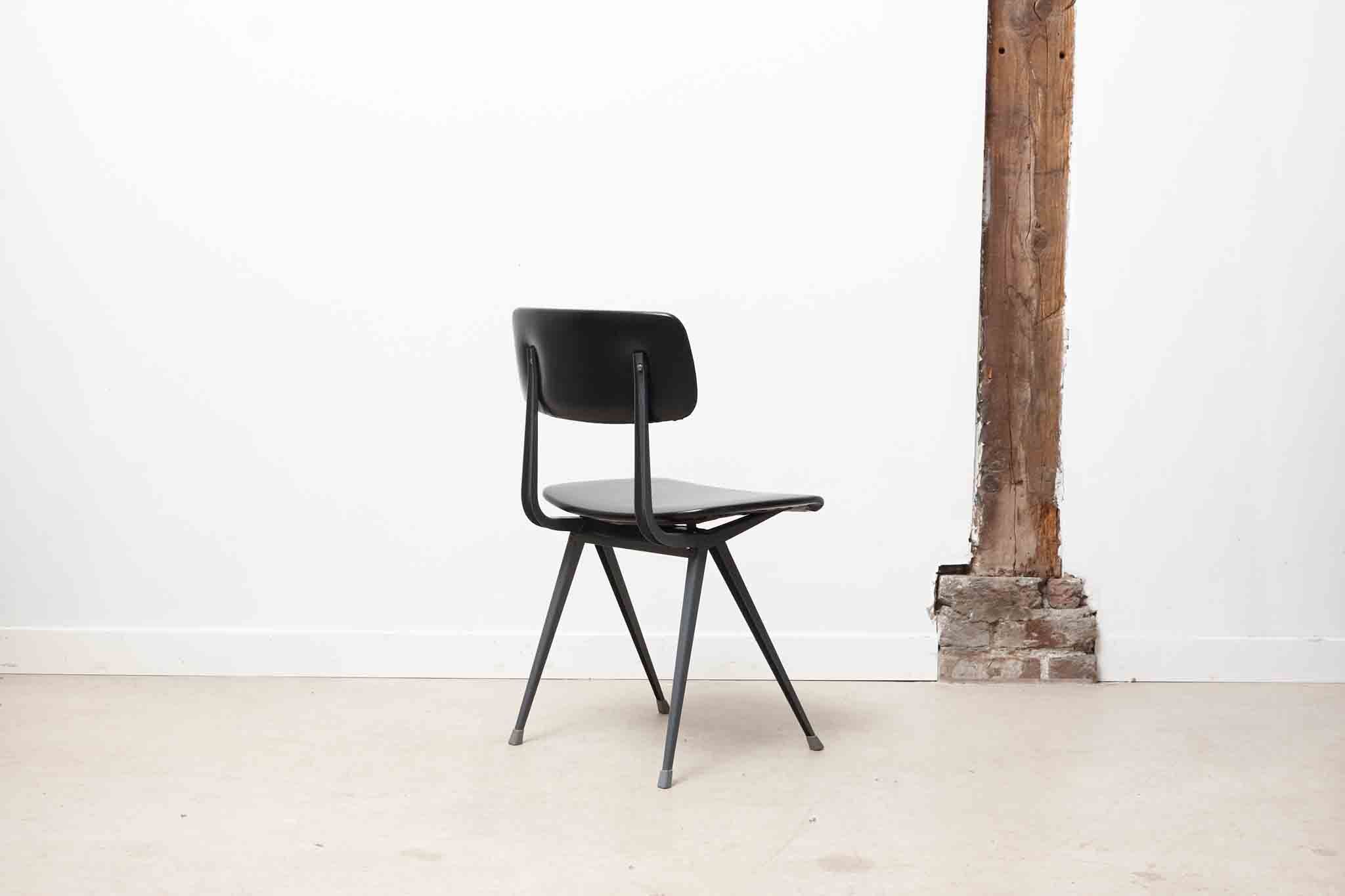Chair "Result" Friso Kramer imitation leather black