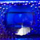 Space Age Glass Block Vase, 1960s