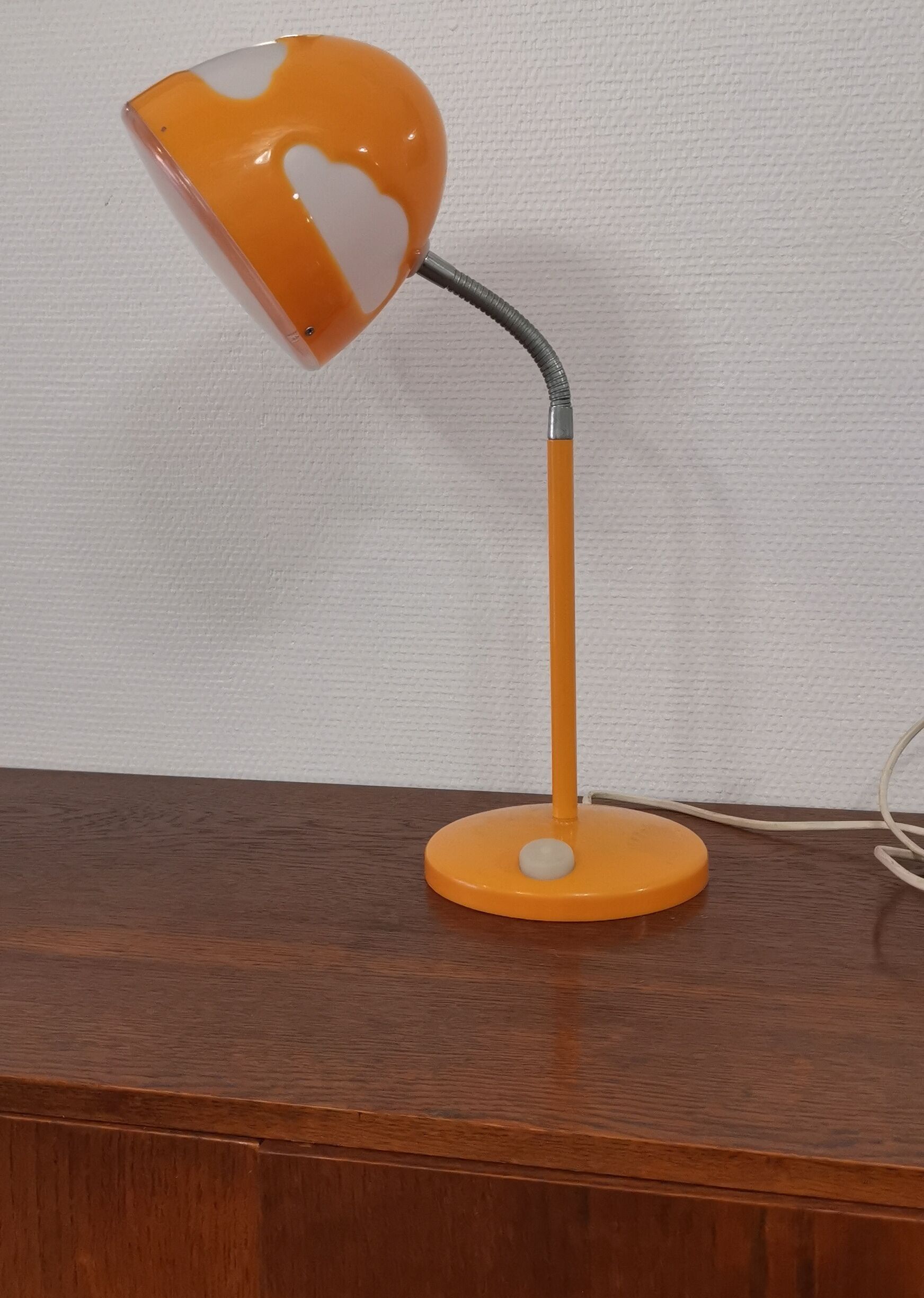 Ikea "Skojig" orange cloud desk lamp 90's