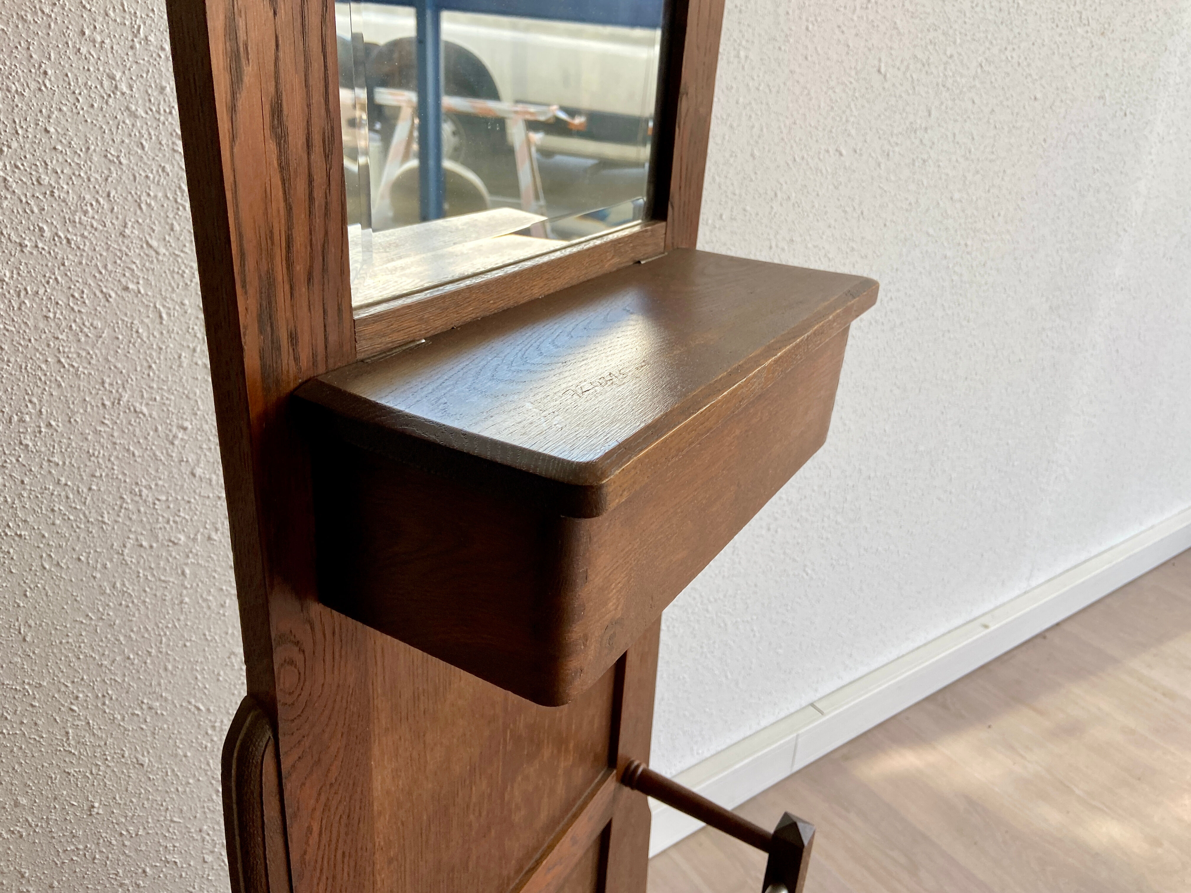 Old art deco coat rack 1940-50