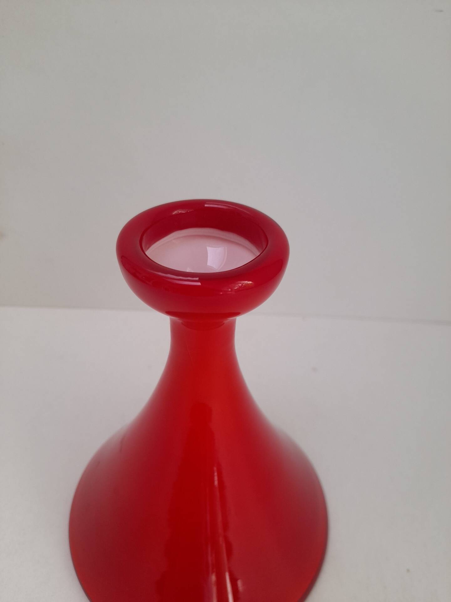 Vase en opaline Holmegaard Carnaby par Per Lütken