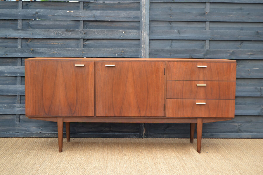 Teak & rosewood row by Wrighton * 168 cm