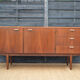 Teak & rosewood row by Wrighton * 168 cm
