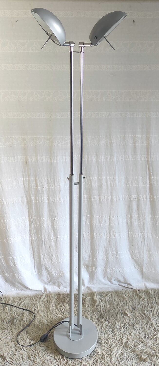 2-light floor lamp Jelken model for Ikea - 1980s