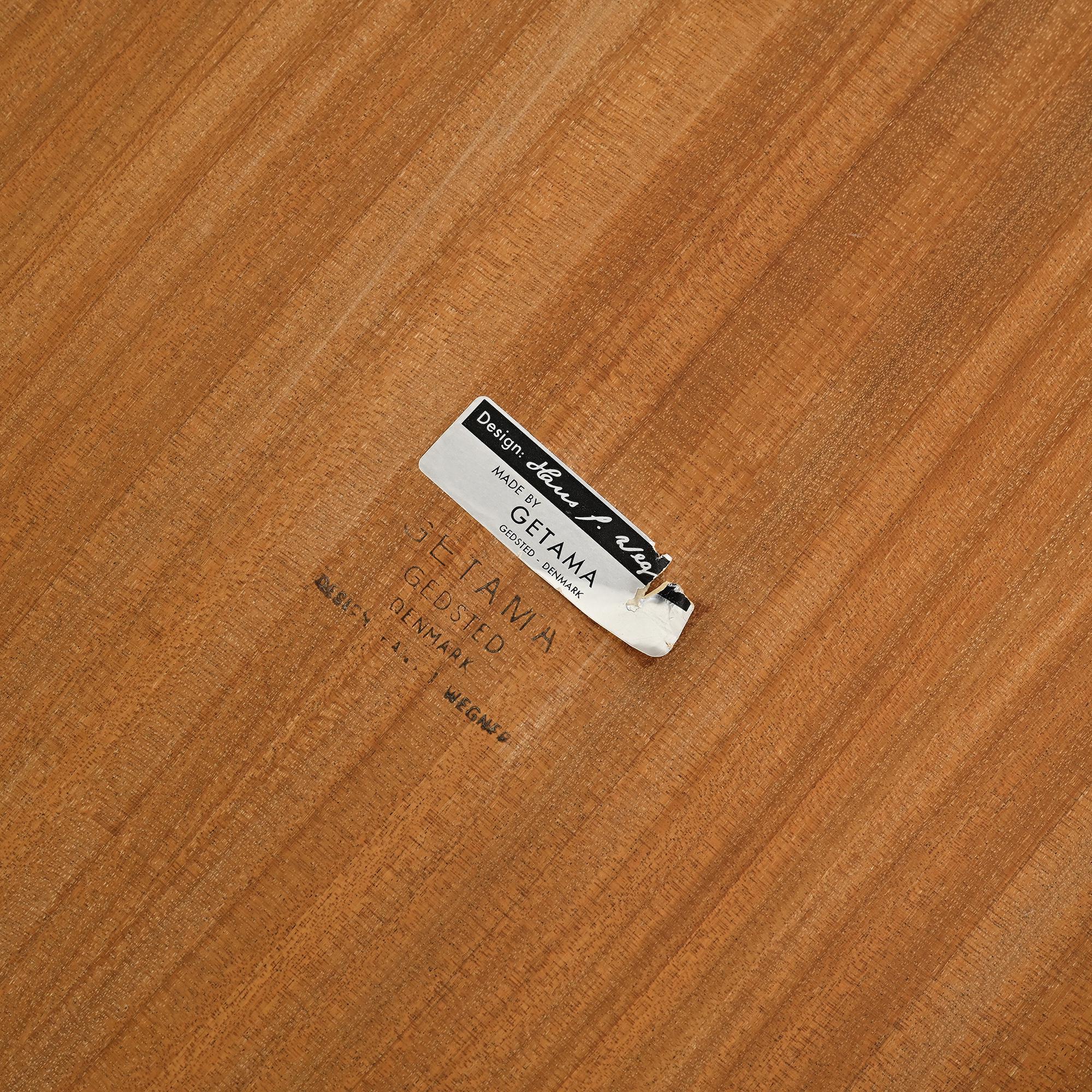 Table basse par Hans J. Wegner, Getama, Danemark, circa 1960