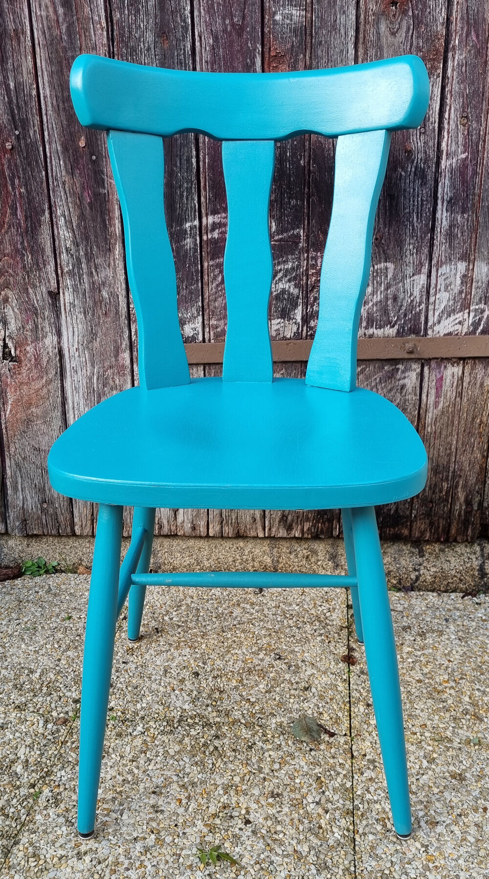 Pair of bistro chairs, Louisiana model, wooden, Baumann, 70s