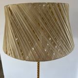 Vintage floor lamp with plastic shade, unique piece