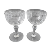 Verres à vin en cristal Baccarat Pompadour