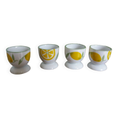 Lemon patterned egg cups