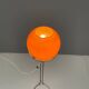 Atomic age Orange glass floor lamp by Tibor Hazi, Hungary, 1973