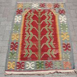 Handmade Small area kilim rug