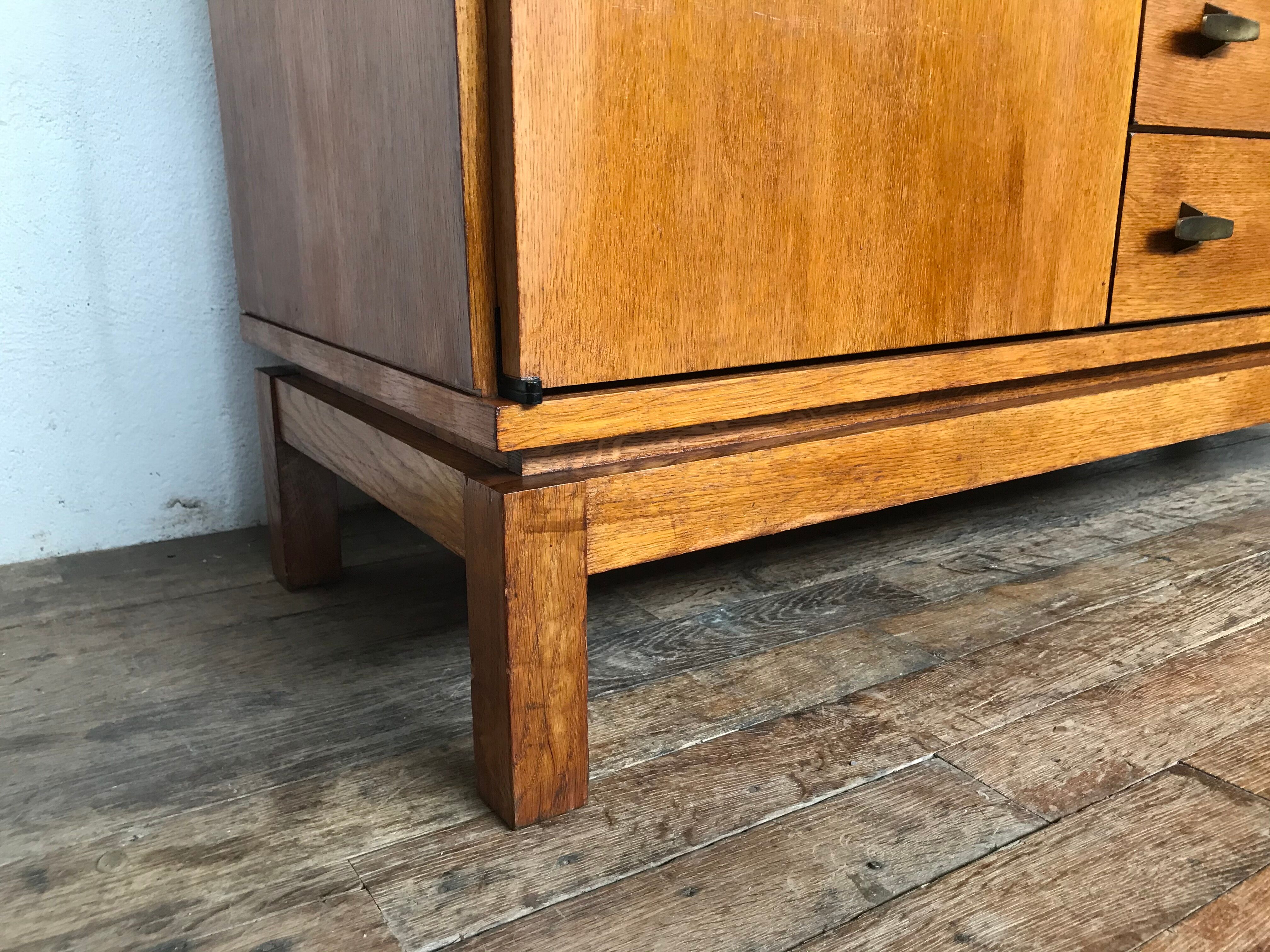 Vintage buffet Marcel Gascoin reconstruction design 1960
