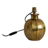 Faceted brass ball lamp base, 1940s