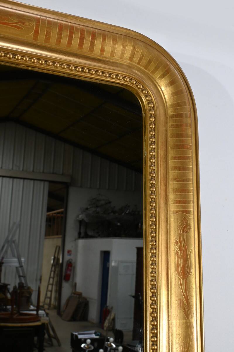 Golden Leaf Mirror, Louis Philippe period – 1st Part of the 19th Century