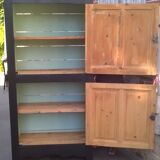 Buffet patine noirs et vert