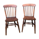 Pair of Windsor chairs stamped