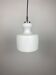 Frosted white glass pendant by Peill and Putzler 1960