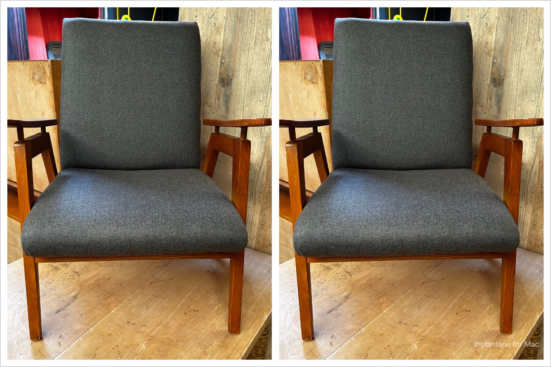 Pair of vintage armchairs