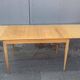 Scandinavian extendable oak table, 1960s
