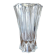 Vintage origami-style crystal vase