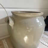 Glazed stoneware pot