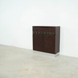 1970's brutalist bar cabinet