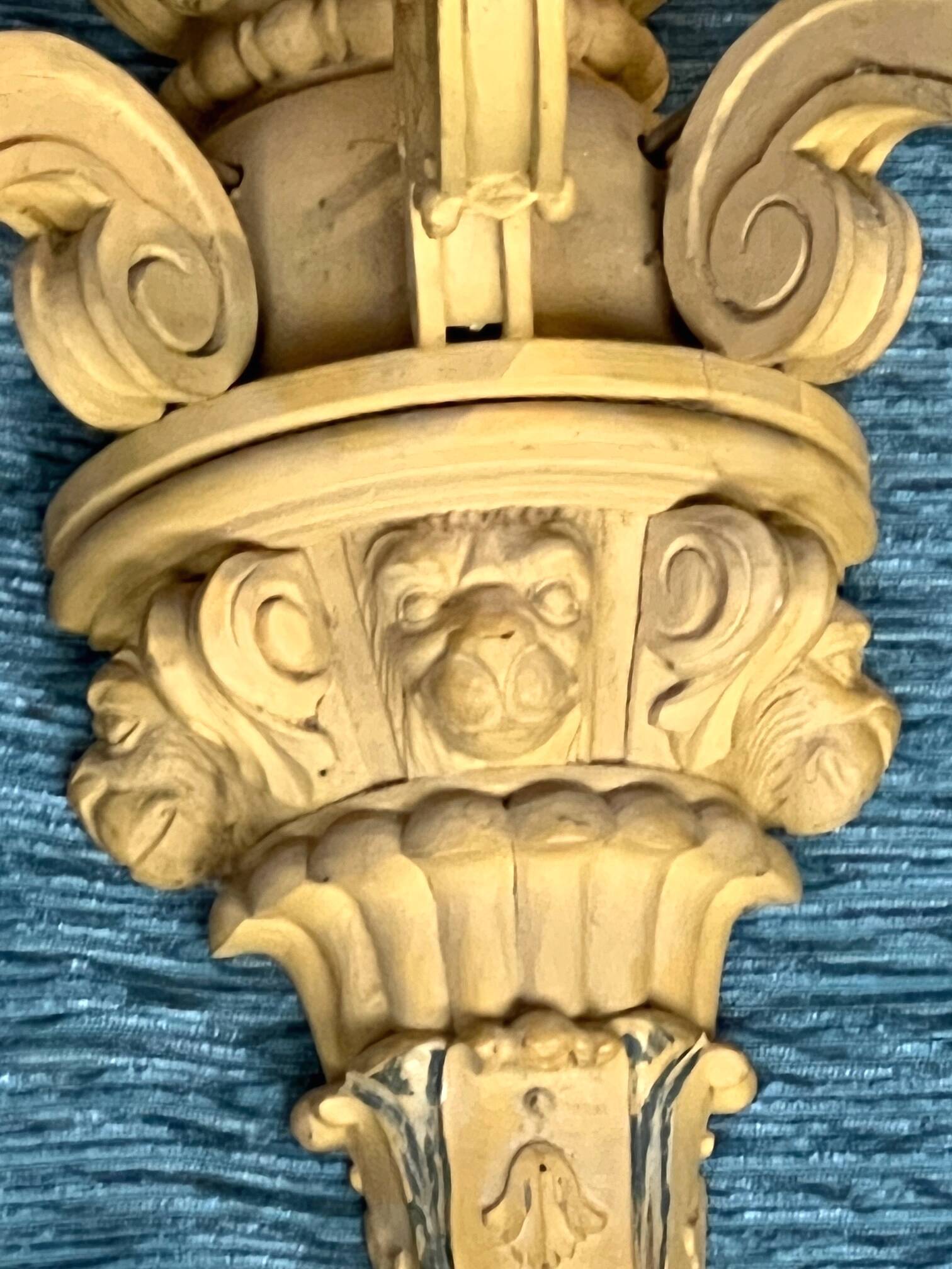 Lot - two Renaissance style wall lights.