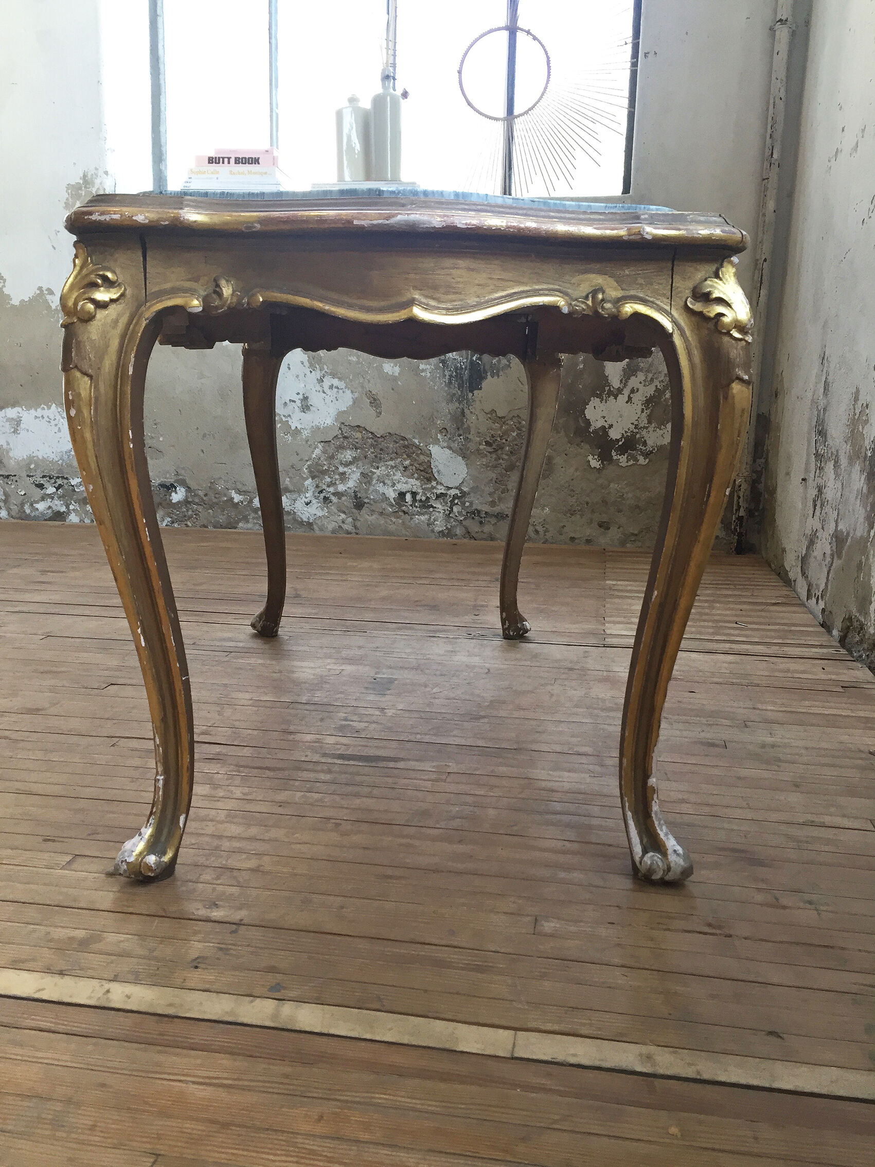 Louis XV marble coffee table
