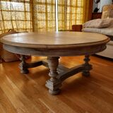 Restored oak coffee table