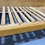 Mid-century folding sofa bed by Drevotvar, 1970s, Czechoslovakia