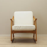 Fauteuil à bascule en chêne, design danois, années 1960, designer: H. Brockmann Petersen, production: Randers Møbelf