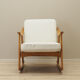 Fauteuil à bascule en chêne, design danois, années 1960, designer: H. Brockmann Petersen, production: Randers Møbelf