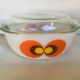 Psychedelic casserole dish with lid