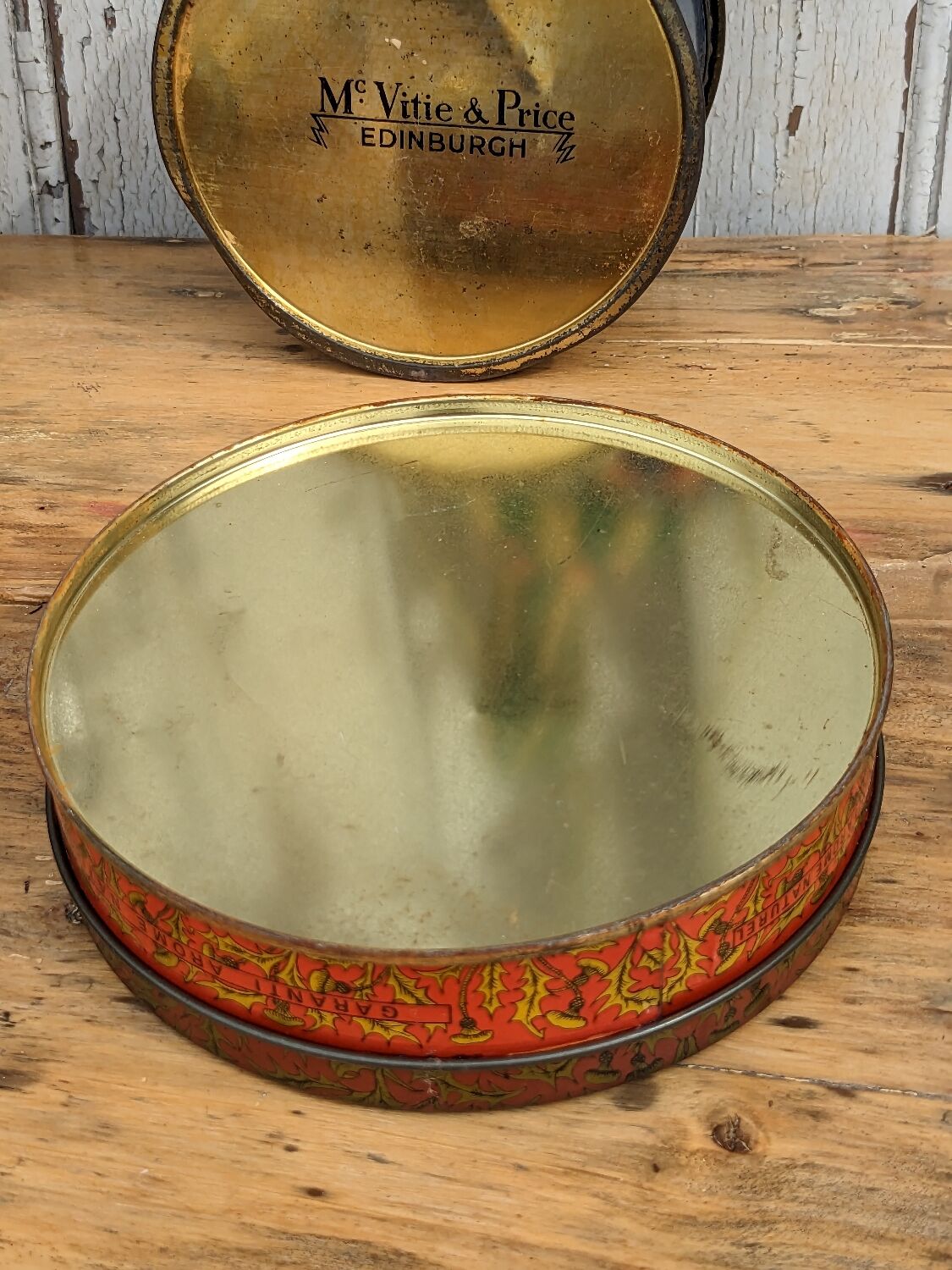 Vintage metal boxes