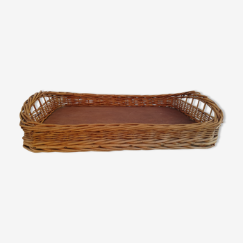 Wicker tray