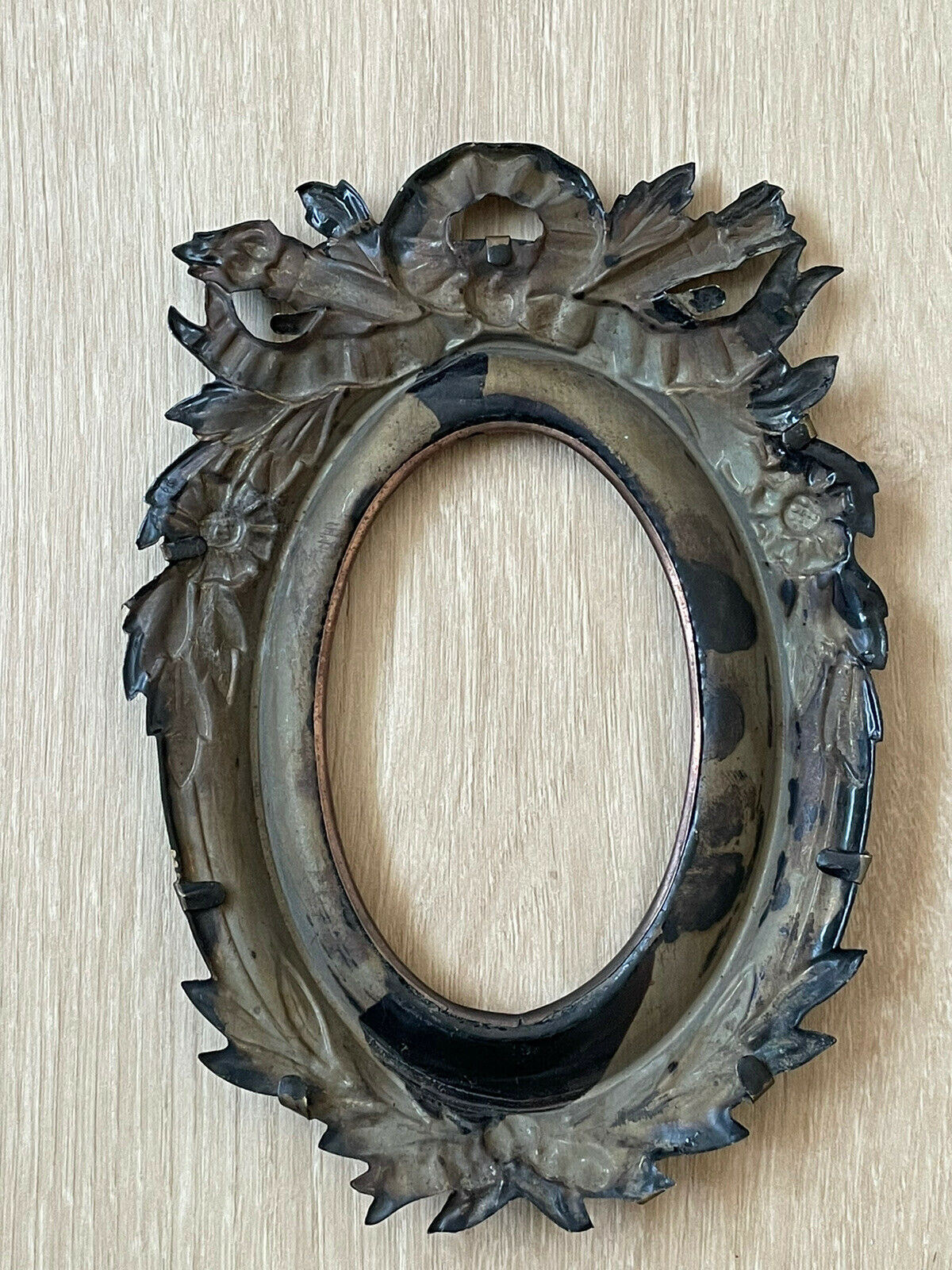 Frame Metal Black Quiver & Torches Napoleon III